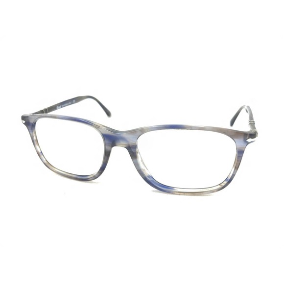 Persol 3213-V 1083 Smoke Gray Blue Eyeglasses Frames 55-18 145 Italy Designer - Picture 8 of 12